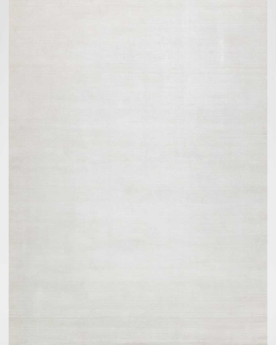 Martelli Modern Hand-Loomed White Rug, 12' x 15'